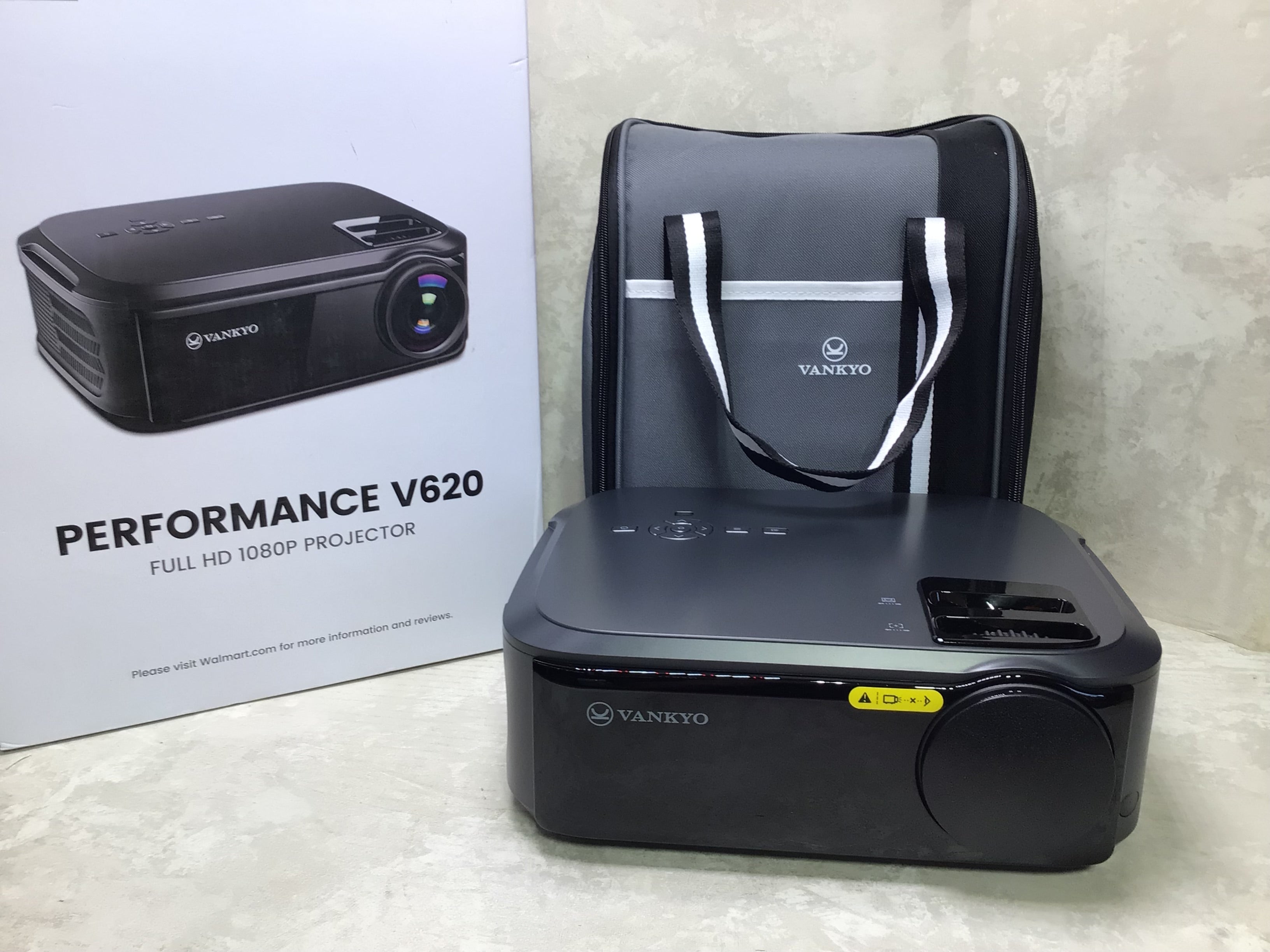 VANKYO PERFORMANCE V620 FULL HD 1080P PROJECTOR **TESTED** (7677047931118)